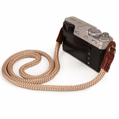 Picture of MegaGear SLR, DSLR Sierra Series Genuine Leather Camera Shoulder or Neck Strap