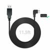 Picture of YQMAJIM Charging Power Cable for Dash Cam, (11.5 Ft) USB 2.0 to Micro USB Car Vehicle Power Charger Adapter Cord for GPS Rearview Mirror Cam Backup Camera