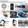 Picture of JASAG 20PCS Upgraded Fully Compatible NFC Sticker, Large Capacity NTAG 216 Tag, 13.56MHz Writable RFID Smart Tag for All NFC Enabled Smart Phones, RFID Readers Writers, Access Control Devices