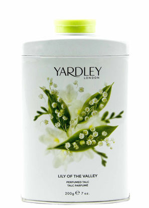 Picture of Yardley of London Lily of the Valley Perfumed Talc, 7 Oz, Made in England - NEW FORMULA