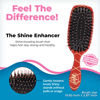 Picture of Wet Brush Shine Enhancer Paddle Brush, Terracotta - Hair Detangler Brush with Ultra Soft Bristles, Infused With Natural Argan Oil, Shiny Detangle & Smooth Hair, Wet or Dry, For All Hair Types