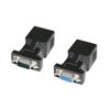 Picture of DTech RS232 DB9 to RJ45 Serial Adapter DB-9 Female to RJ-45 Female and DB9 Male to RJ45 Female Ethernet Converter (2 Pack, DB9-F to RJ45-F and DB9-M to RJ45-F)