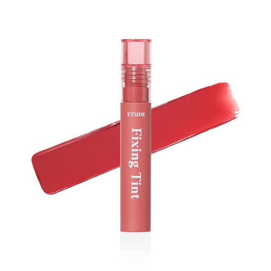 Picture of ETUDE Fixing Tint #01 Analog Rose | Long Lasting High Pigmented Liquid Lipstick |Waterproof Lightweight Matte Finish Lip Stain| Full Coverage