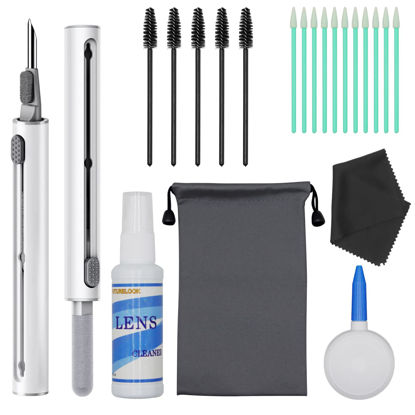 Picture of Cleaner kit for Airpods, Airpod Pro Cleaning Pen Soft Brush for Airpods Pro 1 2, 20pcs Earbuds Cleaning kit for Phone Charging Port,Earphones,Earbuds, Laptop,Smartwatch,Camera Lens