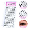 Picture of Premade Fans Eyelash Extensions Pro Ponit Premade Lash Extensions Fans Middle Stem Premade Lash Fan Synthetic Mink Already Fanned Volume Eyelash Extensions (12D-0.07C-9-16mm)