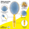 Picture of Minions Hair Brush with Magical Sparkling Stars Confetti Hair Brush - Kids Hair Brush Ages 3+