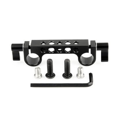 Picture of NICEYRIG 15mm Rod Clamp with 1/4"-20 Standard Thread for Camera Shoulder Rig 15mm Cage 15mm DSLR Camera Rig