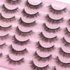 Picture of Newcally Natural Look Lashes Mink 3D Fluffy Wispy False Eyelashes Short Light Volume Fake Eye Lashes Pack 14 Pairs Reusable Soft Faux Mink Eyelashes