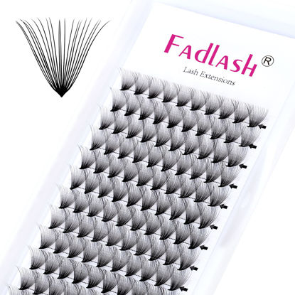 Picture of Volume Lash Extensions 3D to 20D Premade Fans Eyelash Extensions Pointy Base Premade Lash Extensions Fans 0.05 0.07 0.10 8-20mm Available Premade Lash Fans Thin Base (20D-0.07D, 12mm)