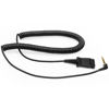 Picture of 3.5mm-Cable for Plantronic-QD headsets Smartphones-Mobile - Laptop PC Connected with Single 3.5mm Jack Port