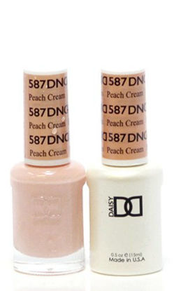Picture of DND gEL Polish Peach Cream 587
