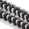 Picture of wiwoseo False Eyelashes Mink Fluffy Lashes Dramatic Fluffy Volume Eyelashes Cat Eyes Lashes 3D Effect Long Thick False Lashes 10 Pairs Pack