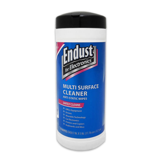 Picture of Endust for Electronics Multi-Surface Anti-Static Wipes (259000), 70-Count, one color (END259000)