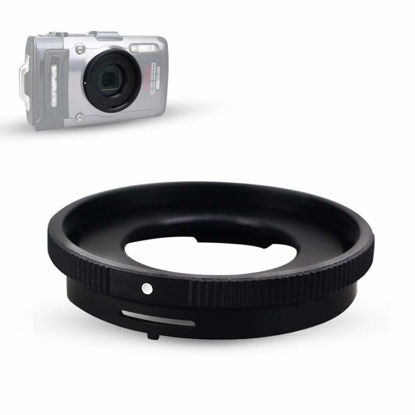 Picture of Filter Adapter JJC Conversion Lens Ring Adapter for Olympus Tough TG-6 TG6 TG-5 TG5 TG-4 TG4 TG-3 TG3 TG-2 TG2 TG-1 TG1 Replaces Olympus CLA-T01 Adapter Ring Mount 40.5mm Filter