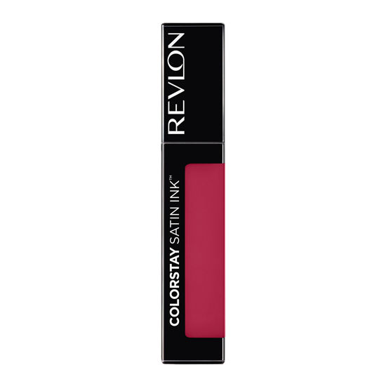 Picture of Revlon ColorStay Satin Ink Crown Jewels Liquid Lipstick, Longlasting & Waterproof Lipcolor, Moisturizing Creamy Formula Infused with Black Currant Seed Oil, 031 Pink Duchess, 0.17 fl oz.