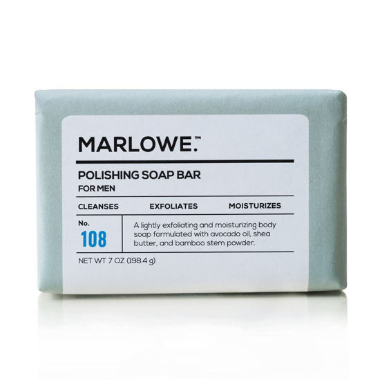 Picture of MARLOWE. No. 108 Polishing Soap Bar | Best Cleansing & Moisturizing Bar for Men