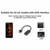 Picture of Car Bluetooth for Audio Cable ABS Black 5-12V 3.5mm/0.14in Car AUX for Audio Cable Wireless Bluetooth Receiver Adapter HiFi Stereo Music Auto Accessories