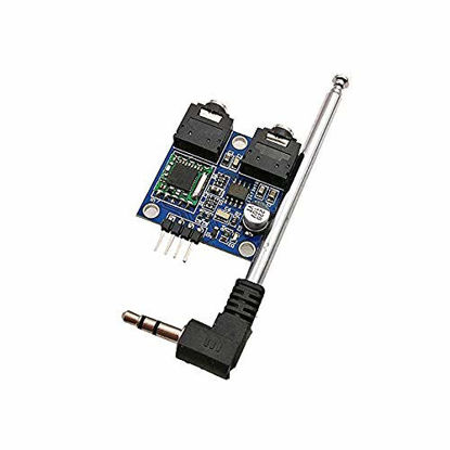 Picture of Ximimark 1Pcs TEA5767 Radio Module FM Stereo Radio Module for Arduino 76-108MHZ Frequency AGC Circuit with Free Cable Antenna