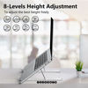 Picture of Tonmom Laptop Stand for Desk, Adjustable Laptop Riser Foldable Portable Laptop Holder, Ventilated Cooling Notebook Stand for 10-15.6” Laptop,Tablet-White