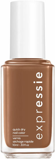 Picture of Essie expressie, Quick-Dry Nail Polish, 8-Free Vegan, Warm Brown, Cold Brew Crew, 0.33 fl oz