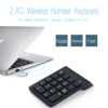 Picture of Yoidesu Wireless Numeric Keypad, Portable 18 Keys Number Numpad Auto Sleep Wireless Silent Number Pad with 2.4G Mini USB Receiver for Laptop Notebook, Desktop, Surface Pro, PC