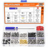 Picture of HELIFOUNER 360 Pieces Computer Standoffs Screws Assortment Kit with a Screwdriver