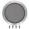 Picture of Fielect 6inch /153mm Speaker Grill Mesh Decorative Circle Woofer Guard Protector Cover Audio Accessories Metal Trim Silver 1 Pcs