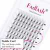 Picture of Premade Fans Eyelash Extensions 13D Lash Extensions 0.07 Thin Base Matte Black Long Stem Premade Lash Extensions Fans 8-20mm Length (13D-0.07-C, 13mm)