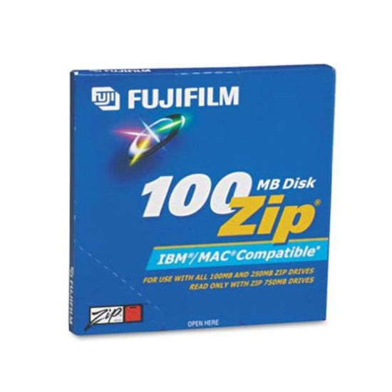 Picture of Fuji IBM/Mac Compatible Zip Disks - IBM/Mac Compatible ZIP Disk, 100MB