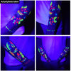 Picture of 20Sheet Glow in The Dark Temporary Tattoos 160+Styles Aldult Fluorescence UV Neon Body Face Fake Waterproof Tattoo Stickers for Women Men,Rave Festival Accessory Party Supplies