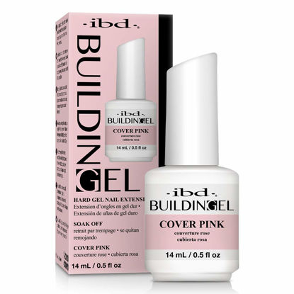 Picture of IBD Building Gel, Hard Gel Nail Extension, Cover Pink, 0.5 oz