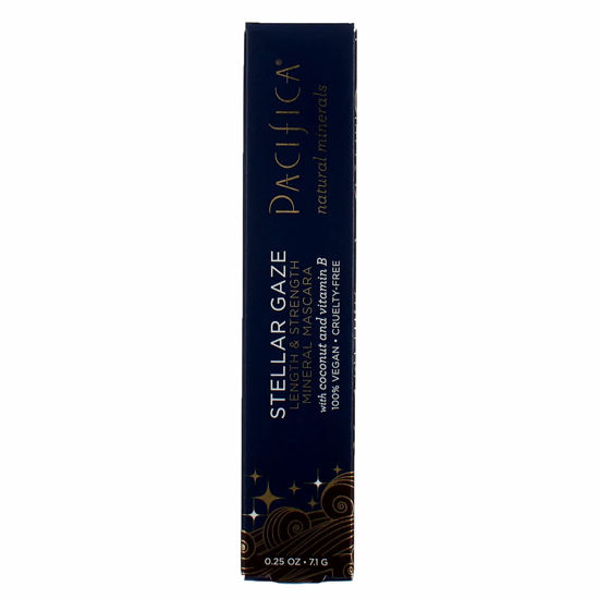 Picture of Pacifica Beauty Stellar Gaze Length & Strength Brown Mascara, For Volume and Length, Vitamin B + Coconut, Natural Lash Effect, Silicone, Sulfate + Paraben Free, Vegan and Cruelty Free