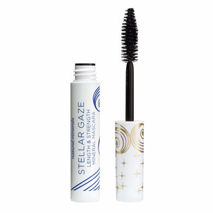 Picture of Pacifica Beauty, Stellar Gaze Length & Strength Black Mascara, For Volume and Length, Vitamin B + Coconut, Natural Lash Effect, Silicone, Sulfate & Paraben Free, Vegan and Cruelty Free