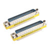 Picture of MEIRIYFA DB37 37 Pin Gender Changer D-SUB 37Pin Male to Male Coupler Serial Cable Gender Changer VGA Adapter Connector-2PCS (Male)