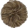 Picture of FESHFEN Messy Bun Hair Piece Hair Bun Scrunchies Dirty Brown Synthetic Wavy Chignon Ponytail Hair Extensions Thick Updo Hairpieces for Women Girls 1PCS