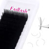 Picture of Lash Extensions Regular Volume Lash Mixed Tray 0.05 D Curl 9-17mm Premium Mink Silk Volume Eyelash Extensions Soft Matte Black Salon Use.(0.05-D, 9-17mm Mix)