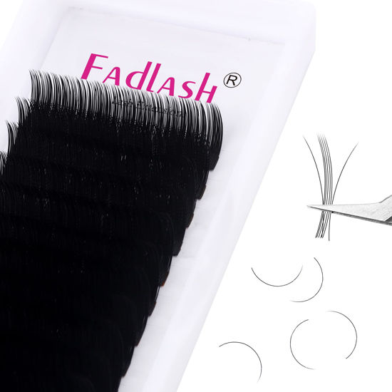 Picture of Lash Extension Supplies 0.07 DD Curl 20-25mm Regular Volume Lash Extensions Premium Silk Volume Classic Lashes Matte Dark Professional Eyelash Extension (0.07-DD, 20-25mm Mix)