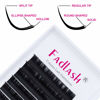 Picture of FADLASH Ellipse Eyelash Extensions C/D Curl .20 Thickness Flat Lash Extensions 15-20mm Length Supply Classic Lash Extensions Supplies (0.20-C, 10mm)