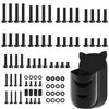 Picture of Universal TV Mount Screws Kit for Samsung TCL Vizio Sony Onn LG Hisense Toshiba Insignia Hitachi JVC Philips Element Haier Sharp TV Mounting Hardware Kit wr Remote Holder, Includes M4 M5 M6 M8 Screws