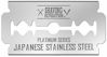 Picture of 50 Count Double Edge Razor Blades - Men's Safety Razor Blades for Shaving - Platinum Japanese Stainless Steel Blades for a Smooth, Precise and Clean Shave