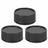 Picture of 70 Camera Lens Cover Kit Portable Camera Body Lens Cover Kit Lightweight Dustproof Scratch Resistant Fit for Leica M Mount