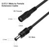 Picture of WildHD DC Power Extension Cable 33ft 2.1mm x 5.5mm Compatible with 12V DC Adapter Cord for CCTV Security Camera IP Camera Standalone DVR (5.5mm DC Plug 33ft Black)