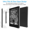 Picture of HZD Clear case for All-New Kindle Paperwhite 11th Gen 2021 and Paperwhite Signature Edition (6.8"), Soft Lightweight TPU Shockproof Back Cover (11th 2021), Clear