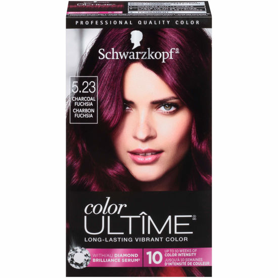 Picture of Schwarzkopf Color Ultime Permanent Hair Color Cream, 5.23 Charcoal Fuchsia