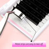 Picture of TDANCE Eyelash Extension Supplies Rapid Blooming Volume Eyelash Extensions Thickness 0.05 D Curl 19mm Easy Fan Volume Lashes Self Fanning Individual Eyelashes Extension (D-0.05,19mm)