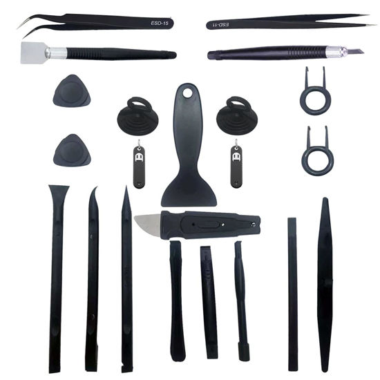 Picture of 22 PCS Electronics Opening Pry Tool Repair Kit Spudgers Nylon Spudger for iPad iPhone Cellphone Laptops Tablets Automobile Display Screen