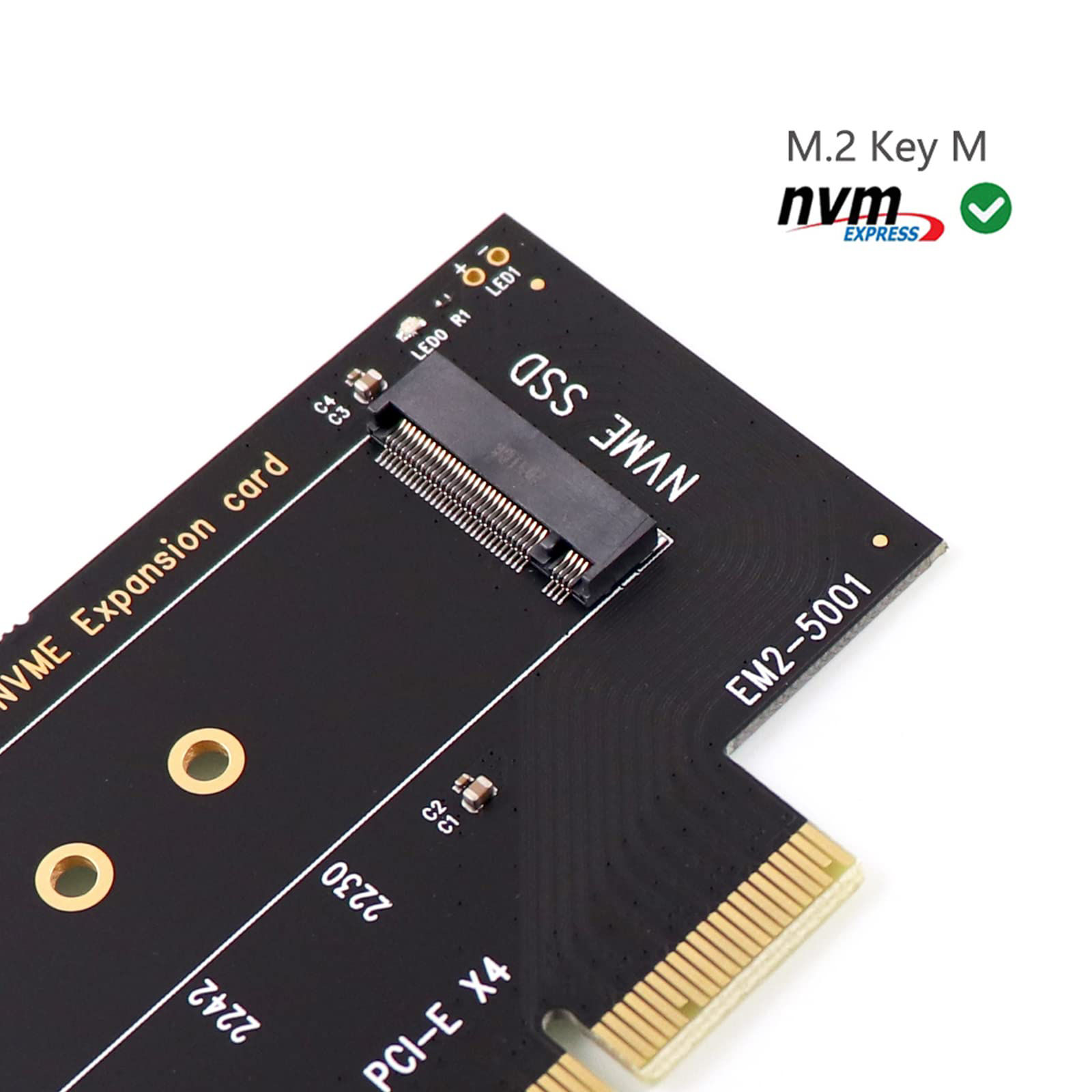 Getuscart M Nvme Pcie Adapter Dual M Sata B Key And Nvme M Key Ssd