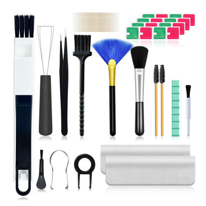 Picture of keyboard cleaner kit,computer cleaning kit,mechanical keyboard cleaning kit,Anti-Static Brush,Small Cleaning Brush, cleaning kit compatible laptop/PC/computer/keyboard/Laptop/camera/Phone/Earbud