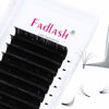 Picture of Lashes Extension Supplies D Curl 0.07 14mm Self Fanning Eyelash Extensions Semi Permanent Eyelash Volume Extensions (0.07-D, 14mm)