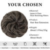 Picture of CJL HAIR Large Messy Bun Hair Piece Wavy Curly Scrunchies Synthetic Ponytail Hair Extensions Thick Updo Hairpieces for Women Girls Kids